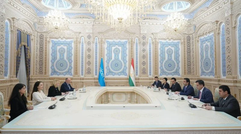 Мулоқот бо Директори иҷроияи Хазинаи кӯдакони Созмони Милали Муттаҳид (ЮНИСЕФ) хонум Кетрин Рассел
