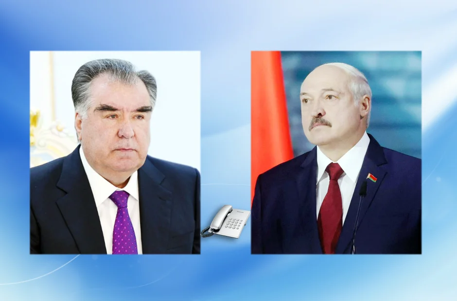 Суҳбати телефонӣ бо Президенти Ҷумҳурии Беларус Александр Лукашенко