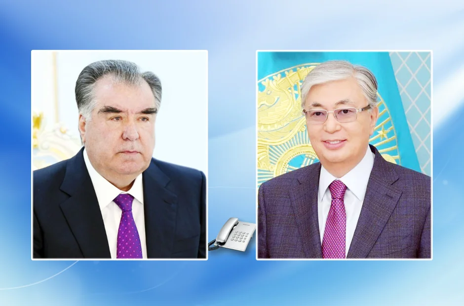 Суҳбати телефонӣ бо Президенти Ҷумҳурии Қазоқистон Қосим-Жомарт Токаев