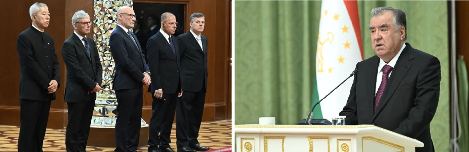 Маросими қабули эътимодномаҳо аз сафирони нави давлатҳои хориҷӣ