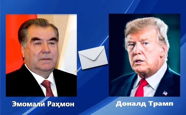 Президенти Ҷумҳурии Тоҷикистон Эмомалӣ Раҳмон ба Президенти Иёлоти Муттаҳидаи Амрико Доналд Трамп барқияи табрикӣ ирсол намуданд